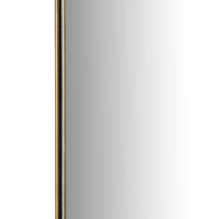 Golden Arch Wall Mirror with Iron Frame, 40" x 38"