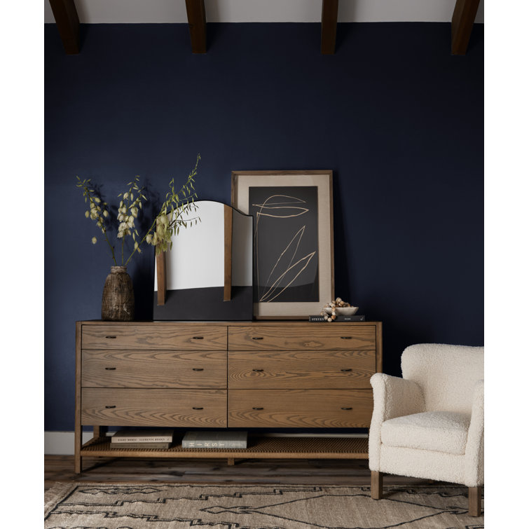 Asher Collection Square Gunmetal Vanity Mirror