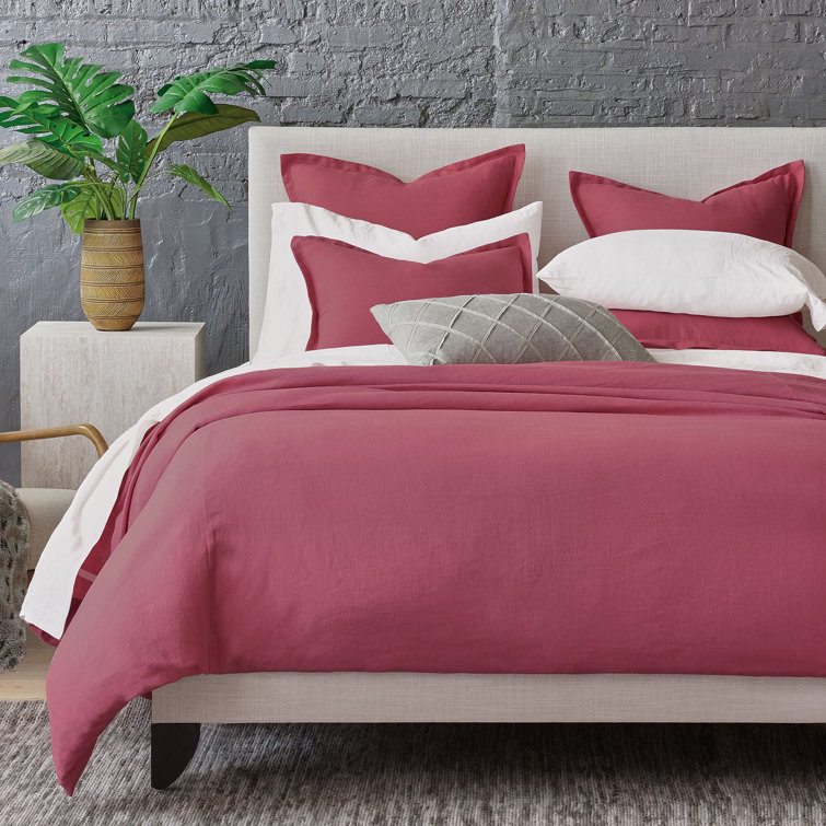 Queen Breeze Bloom Linen Comforter Set