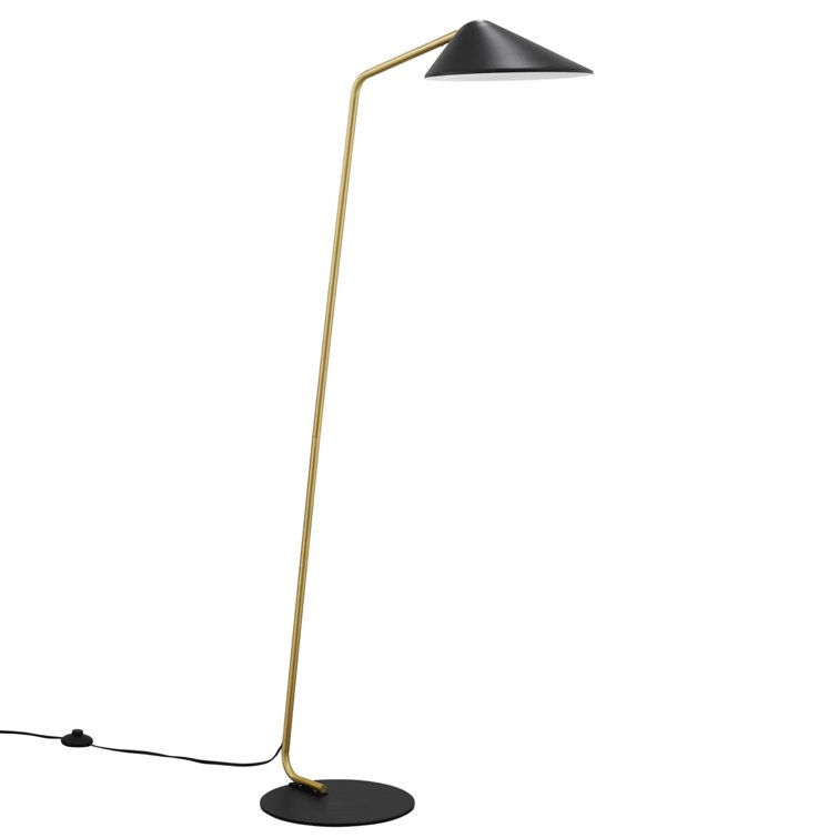 Journey Adjustable Black Standing Floor Lamp, 30"x59"