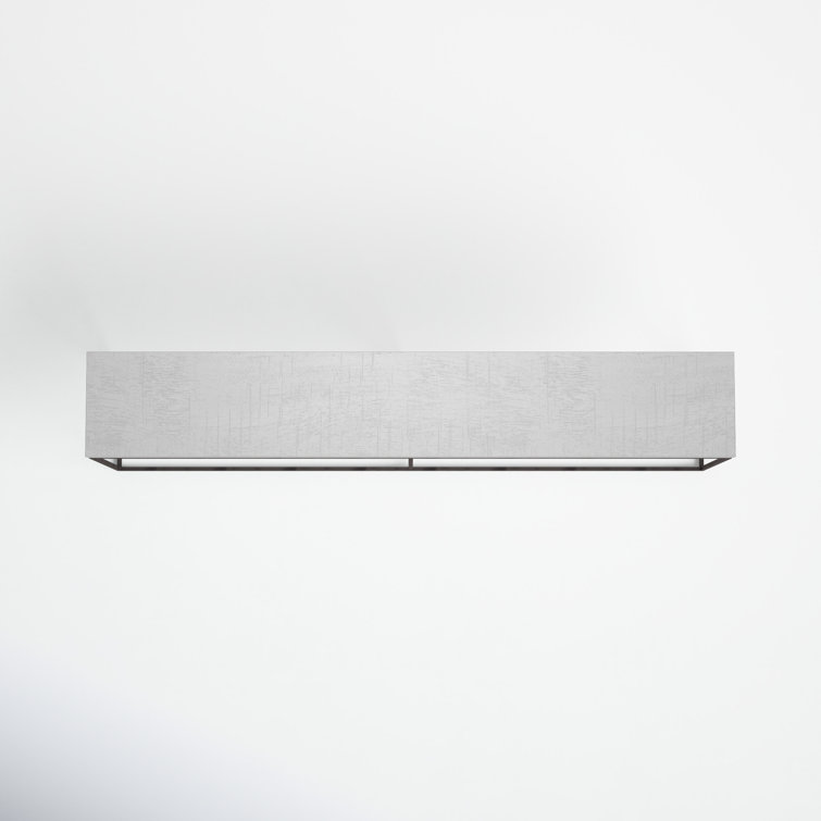 Bilbrook 80'' White Oak and Metal Console Table
