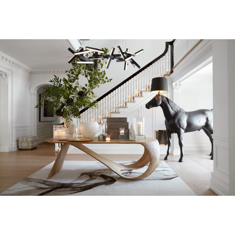 Elegant Aged Brass 19-Light LED Chandelier with White Acrylic Diffuser