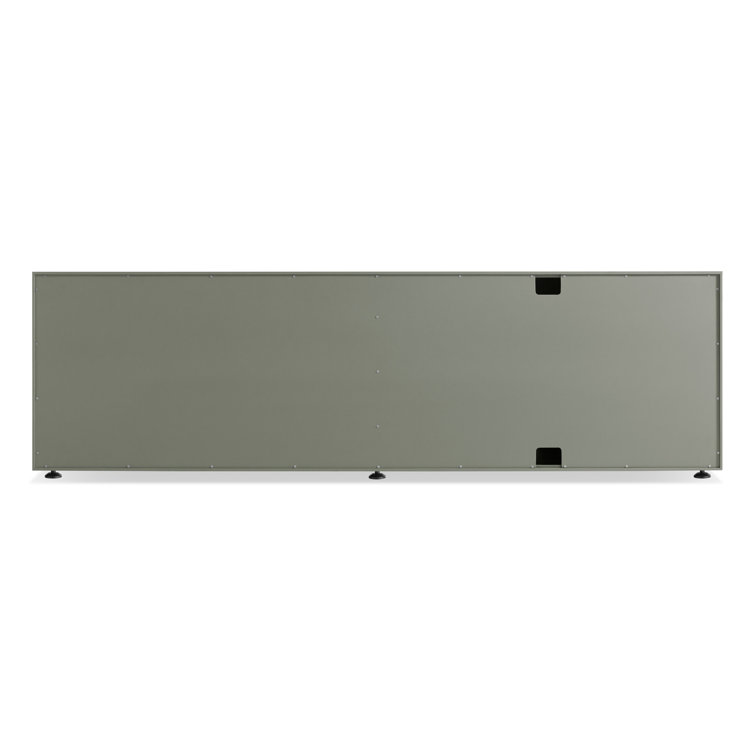 Superchoice Gray Green 2 Door/2 Drawer Modern Console