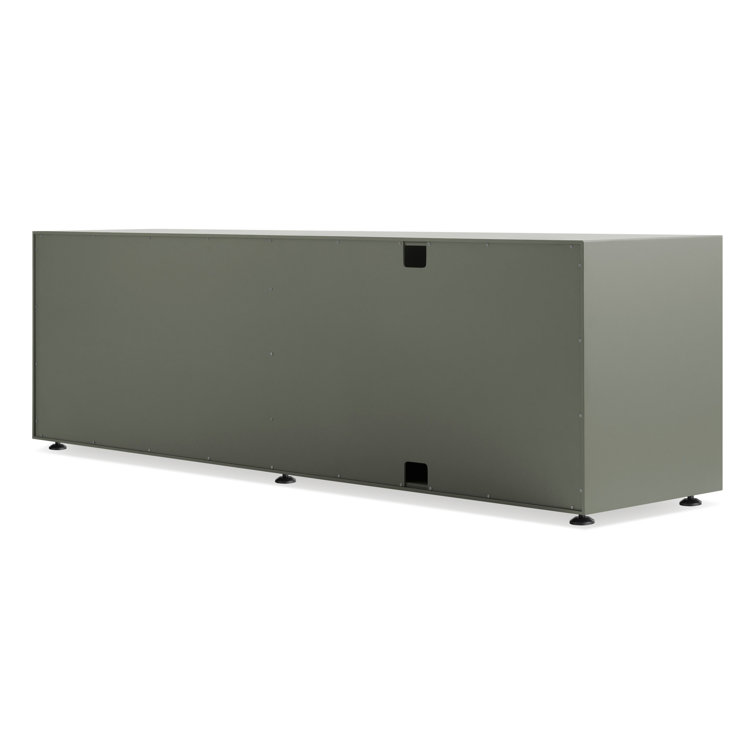 Superchoice Gray Green 2 Door/2 Drawer Modern Console
