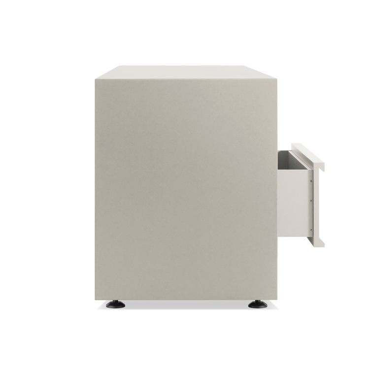 Putty Matte 2-Door 2-Drawer Console Cabinet