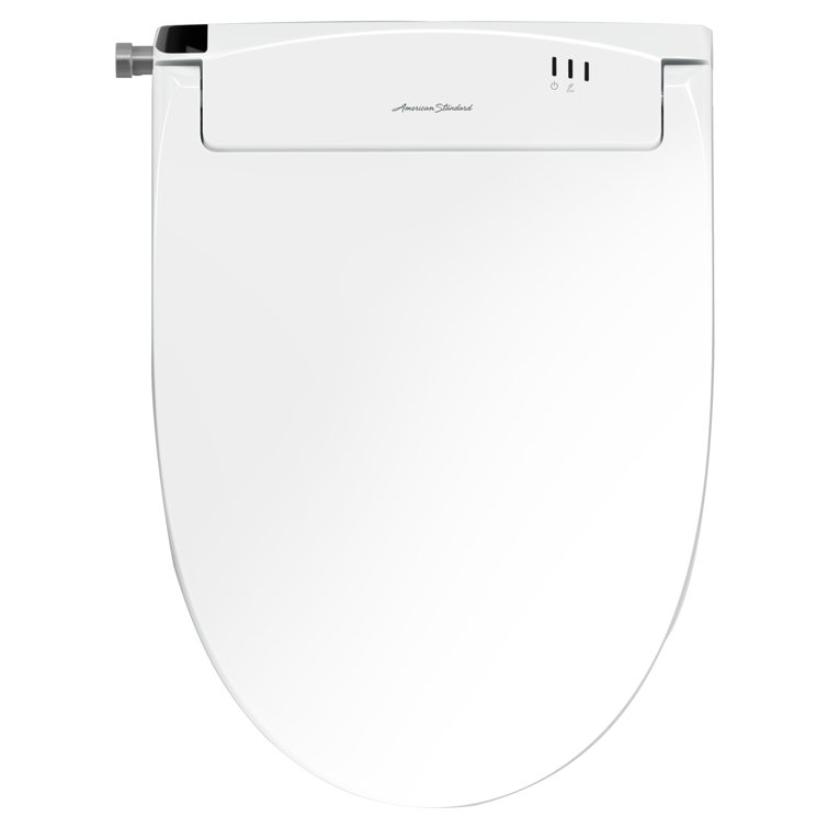 Advanced Clean White Elongated Electric Bidet Seat with Heated Feature