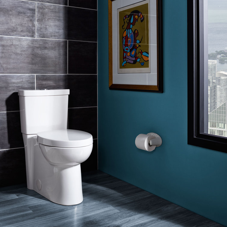 White High Efficiency Elongated One-Piece Toilet