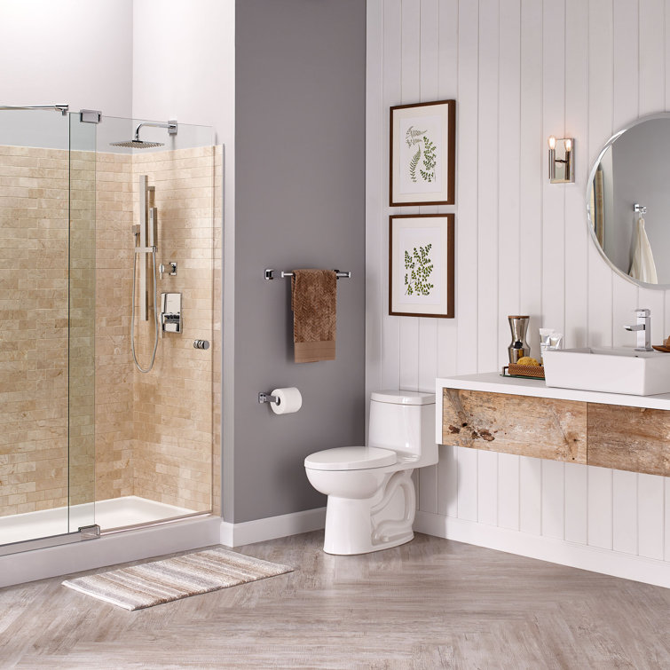 White High Efficiency Elongated One-Piece Toilet