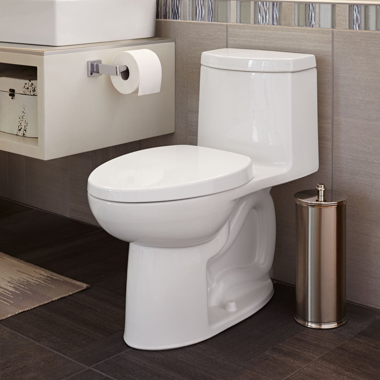 White High Efficiency Elongated One-Piece Toilet