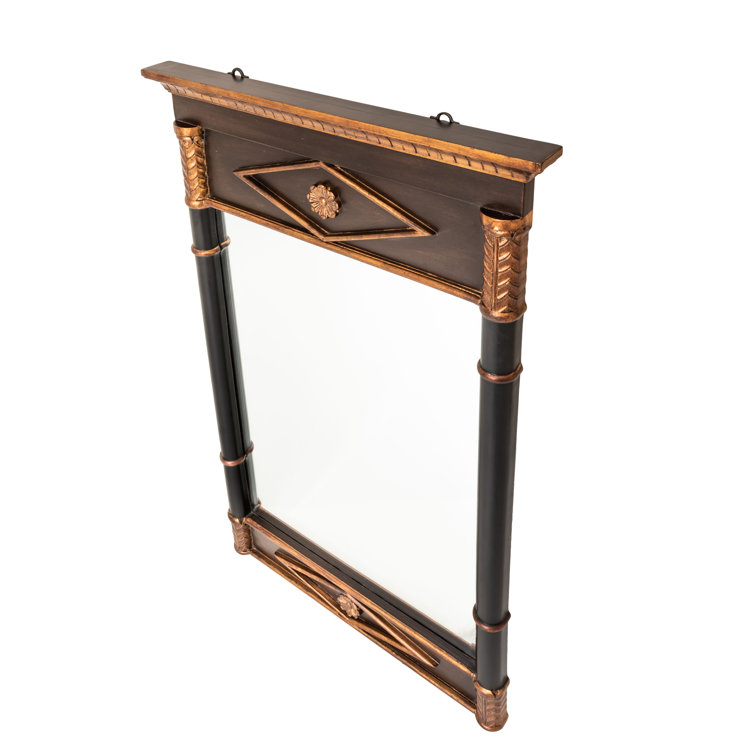Empire 27" x 40" Beveled Wood Wall Mirror