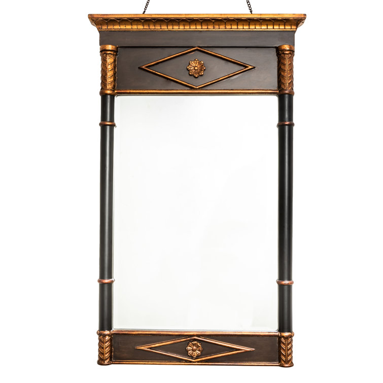 Empire 27" x 40" Beveled Wood Wall Mirror