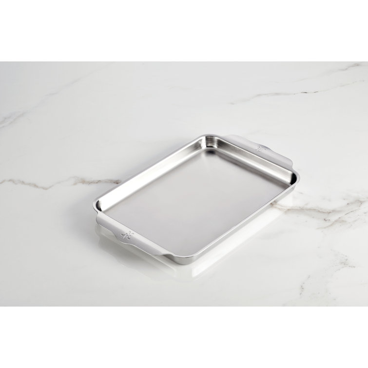 Stainless Steel and Aluminum Quarter Sheet Pan, 9" x 12"