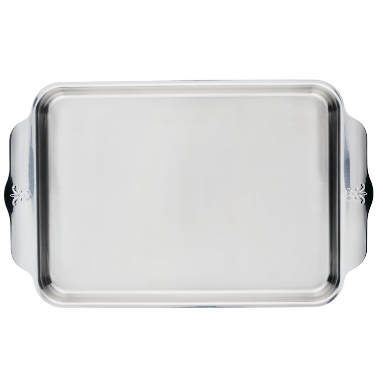 Stainless Steel and Aluminum Quarter Sheet Pan, 9" x 12"