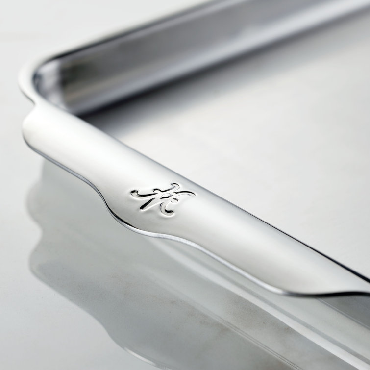 Stainless Steel and Aluminum Quarter Sheet Pan, 9" x 12"