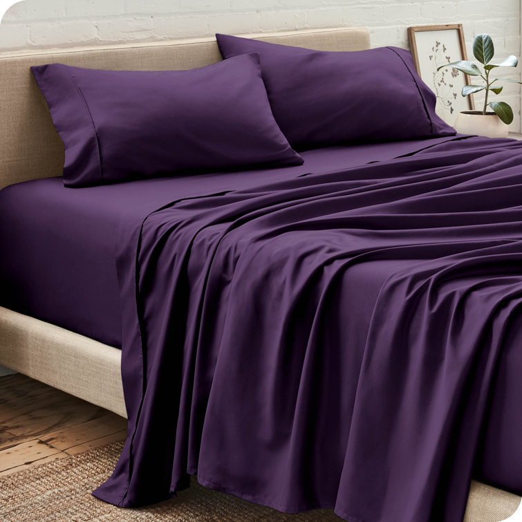Light Gray California King Ultra-Soft Microfiber Sheet Set