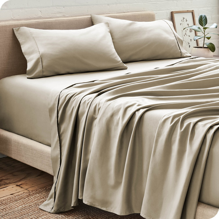 Light Gray California King Ultra-Soft Microfiber Sheet Set