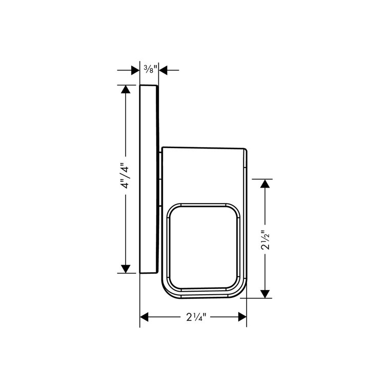 Urquiola Contemporary Chrome Shower Trim Control - European Made