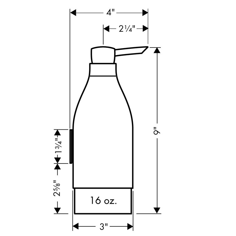 Chrome Automatic Soap Dispenser with Brushed Finish