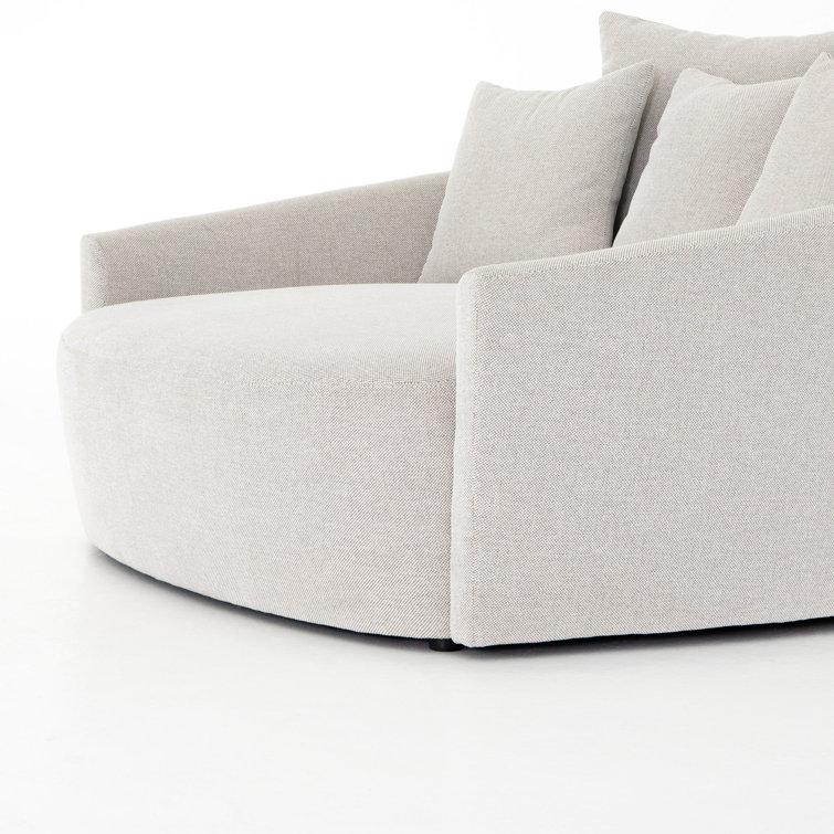 Delta Bisque Handcrafted Glove Wood Media Lounger