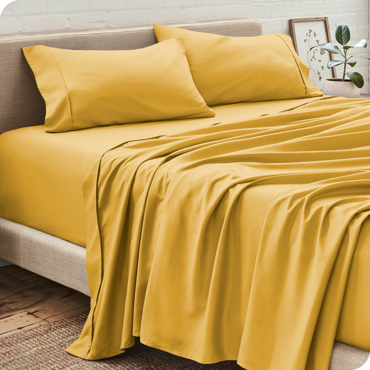 Twin XL Heathered Grey Ultra-Soft Microfiber Sheet Set