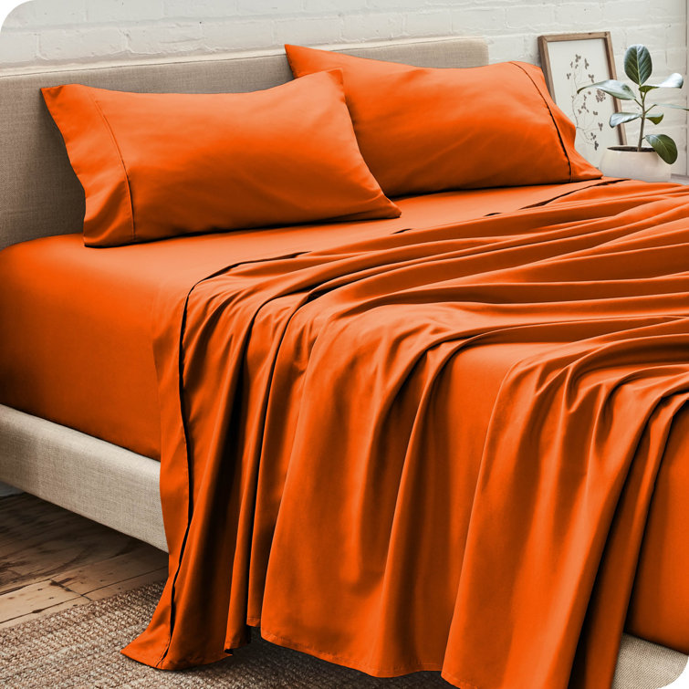 Twin XL Heathered Grey Ultra-Soft Microfiber Sheet Set