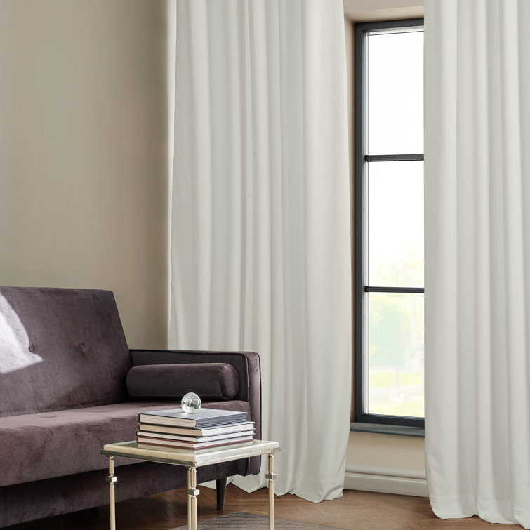 Matra Plush Velvet Curtains for Bedroom - Room Darkening Curtains for Living Room Window Single Panel