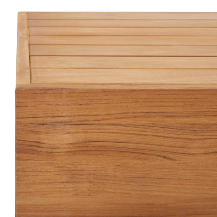 Natural Teak Rectangular Outdoor Coffee Table