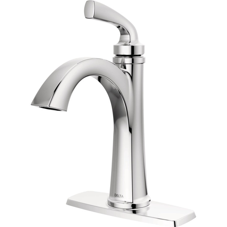 Geist Chrome Single Handle Bathroom Faucet with Pop-Up Drain
