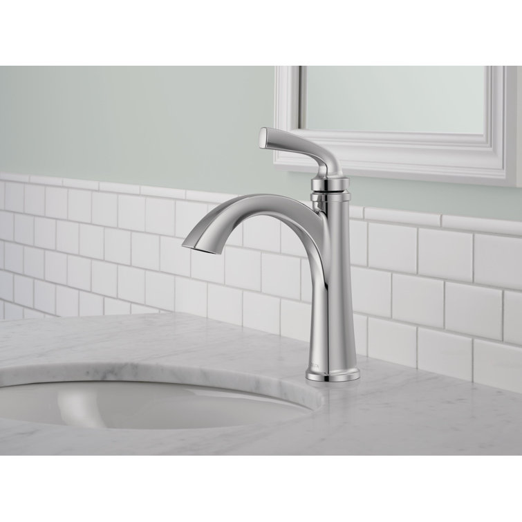Geist Chrome Single Handle Bathroom Faucet with Pop-Up Drain