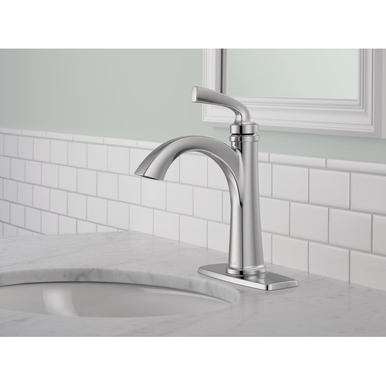 Geist Chrome Single Handle Bathroom Faucet with Pop-Up Drain
