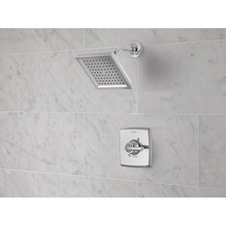 Geist Chrome Wall Mounted Shower Faucet Set