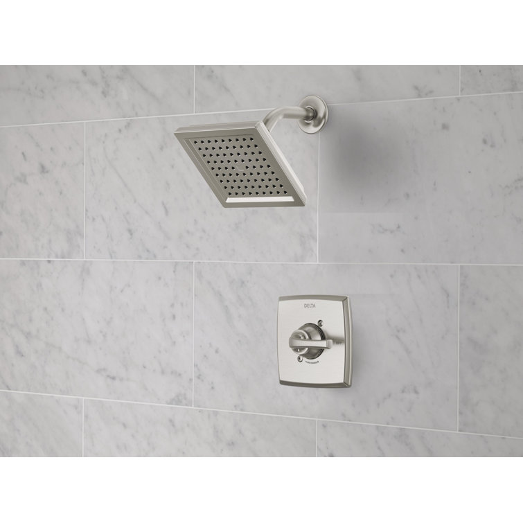 Geist Nickel Square Wall Mounted Shower System