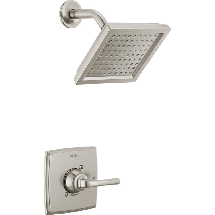 Geist Nickel Square Wall Mounted Shower System