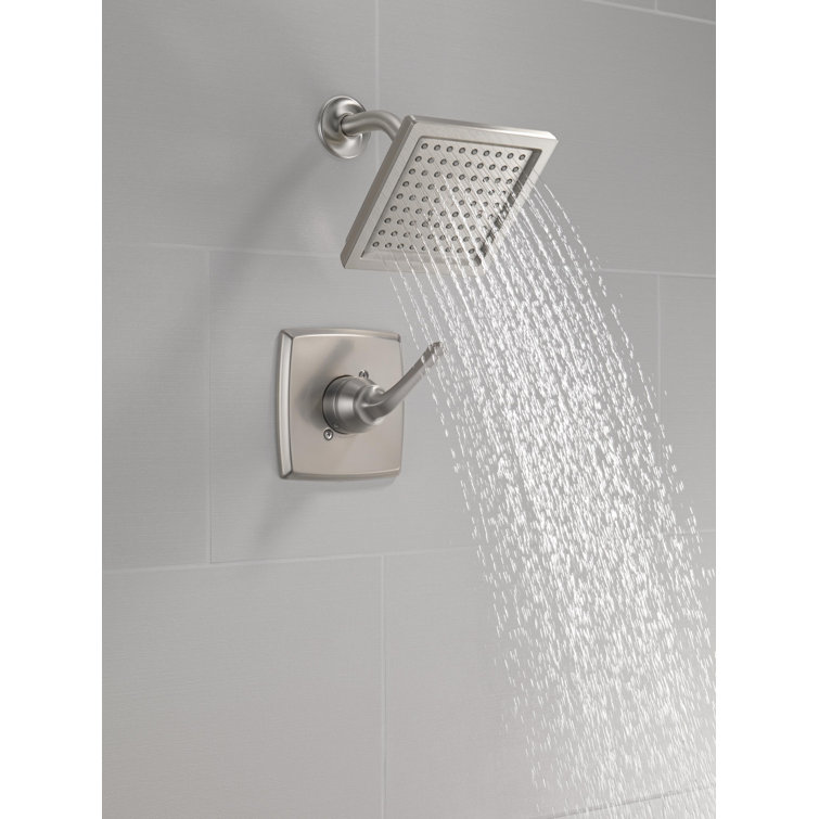 Geist Nickel Square Wall Mounted Shower System