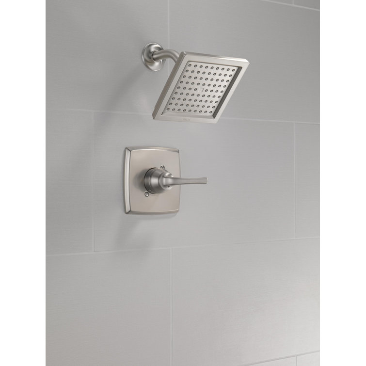 Geist Nickel Square Wall Mounted Shower System