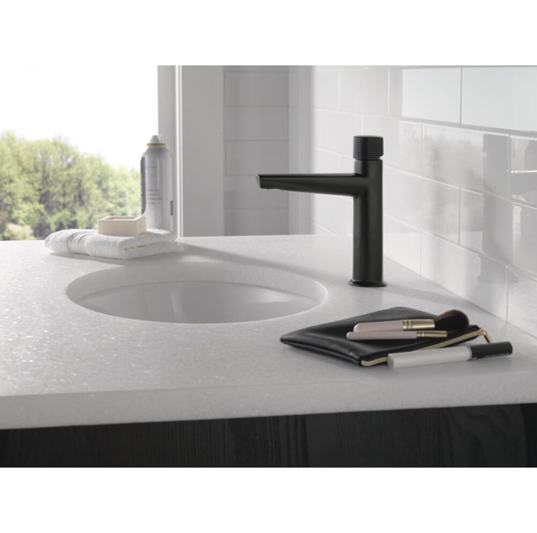 Stainless Steel Modern Single Hole Bathroom Faucet