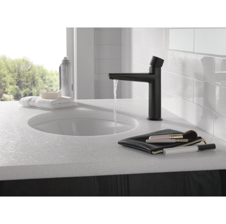 Stainless Steel Modern Single Hole Bathroom Faucet