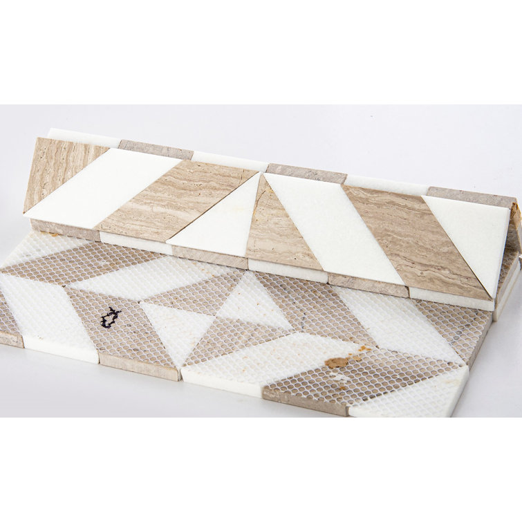 Este Natural Stone Chevron Pattern Mosaic Tile