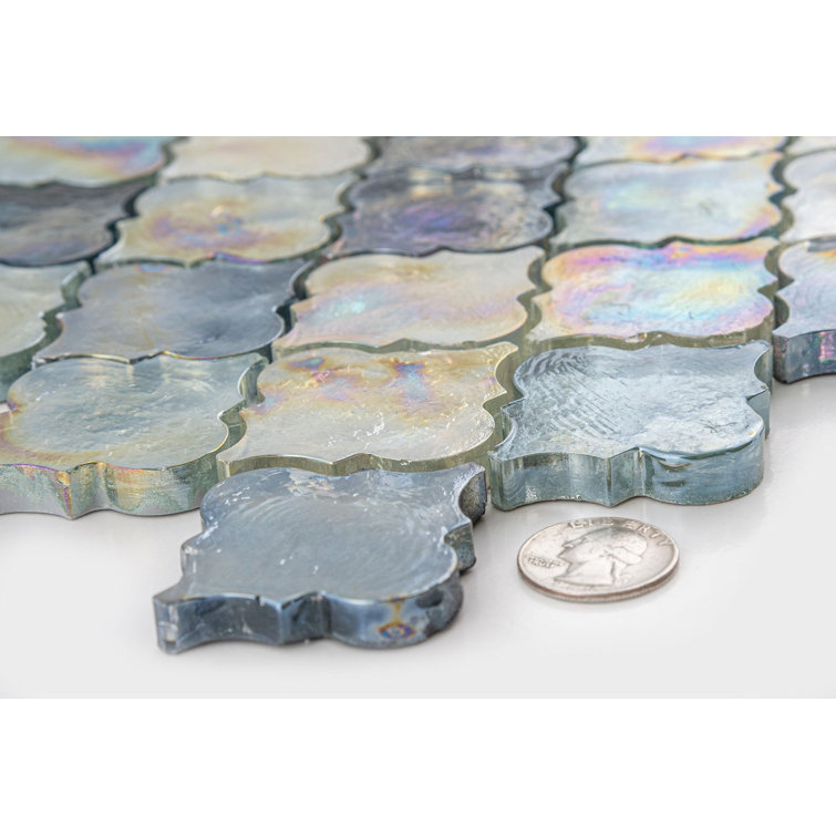 Baylee Arabesque Glass Mosaic Tile for Bathroom and Shower