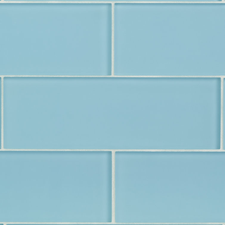Turquoise Glass Subway Tile for Kitchen and Bathroom