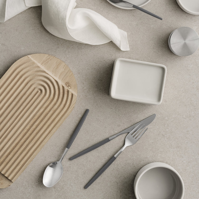 Agave Green Stoneware Butter Dish and Condiment Server