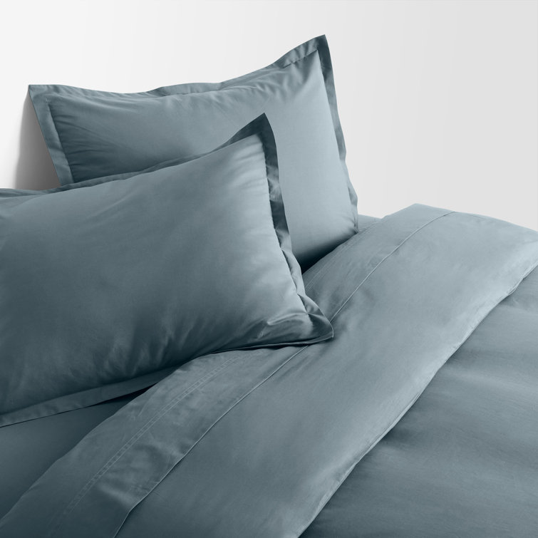 Twin Olive Green Egyptian Cotton Duvet Set