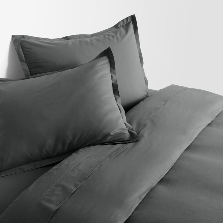 Twin Olive Green Egyptian Cotton Duvet Set