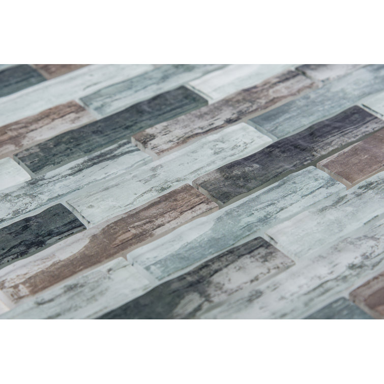 Giovan Nostalgia Glass Brick Joint Mosaic Tile for Walls and Backsplash