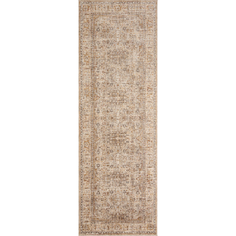 Angela Rose Traditional Oatmeal & Spice Rectangular Area Rug