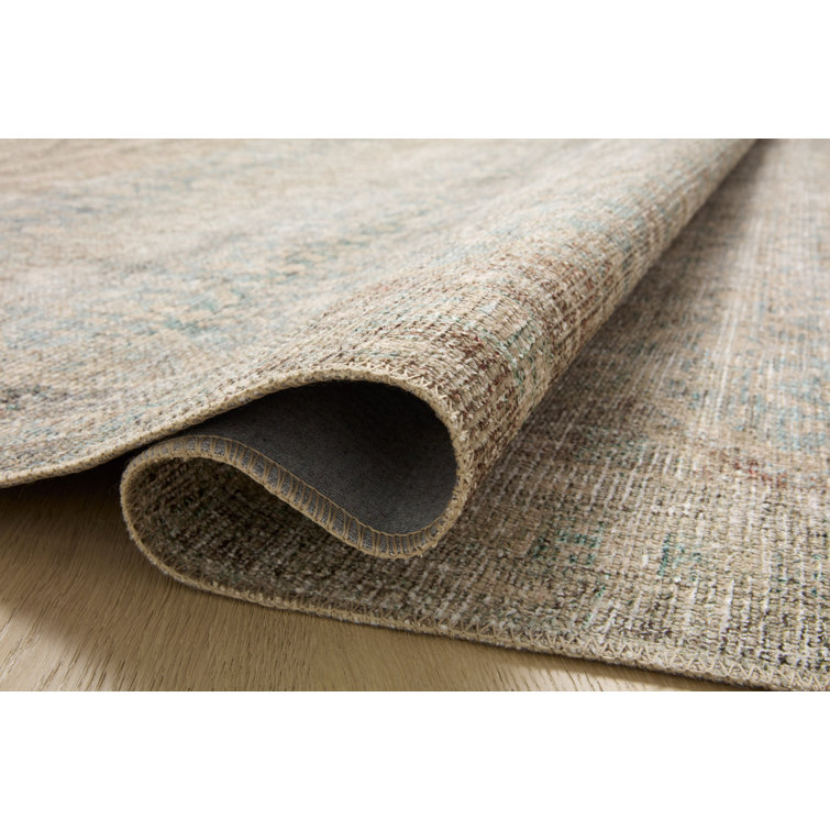 Aubrey Jade & Natural Traditional 5' x 7' Area Rug