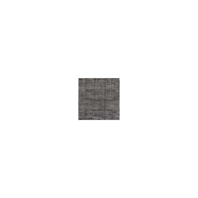 Blackberry & Ivory Hand-Knotted Wool Runner Rug