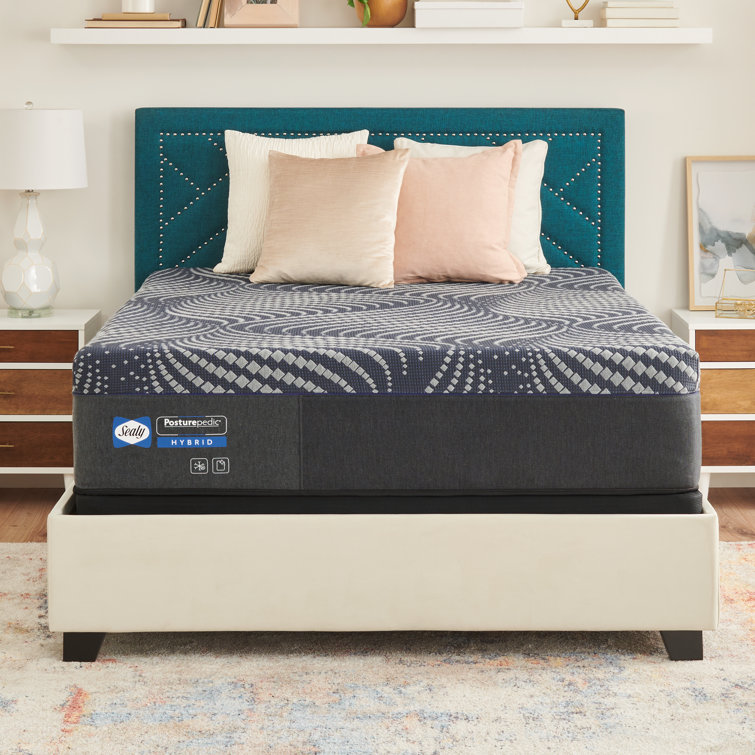 Plush Hybrid California King Mattress with Gel Memory Foam and Adjustable Base