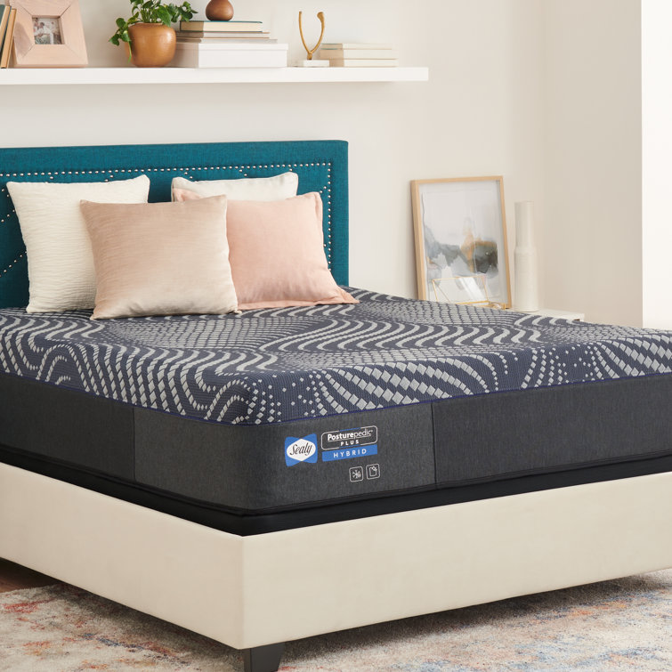 Plush Hybrid California King Mattress with Gel Memory Foam and Adjustable Base
