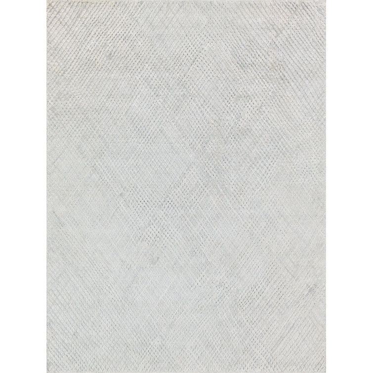 Handmade Geometric Crescendo Viscose & Cotton Rug 12' x 15'